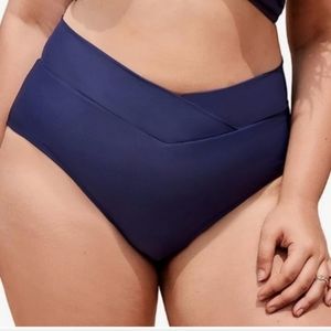 Cupshe High Waisted Crisscross Band Swim Bikini Bottoms 2X